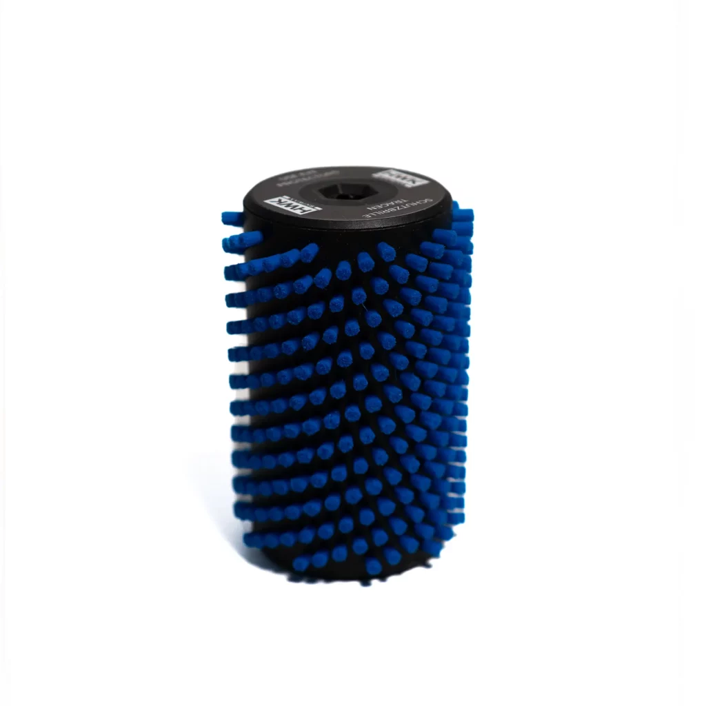 Rotorbørste nylon blå 100 mm