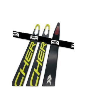 Skiholder for veggmontering